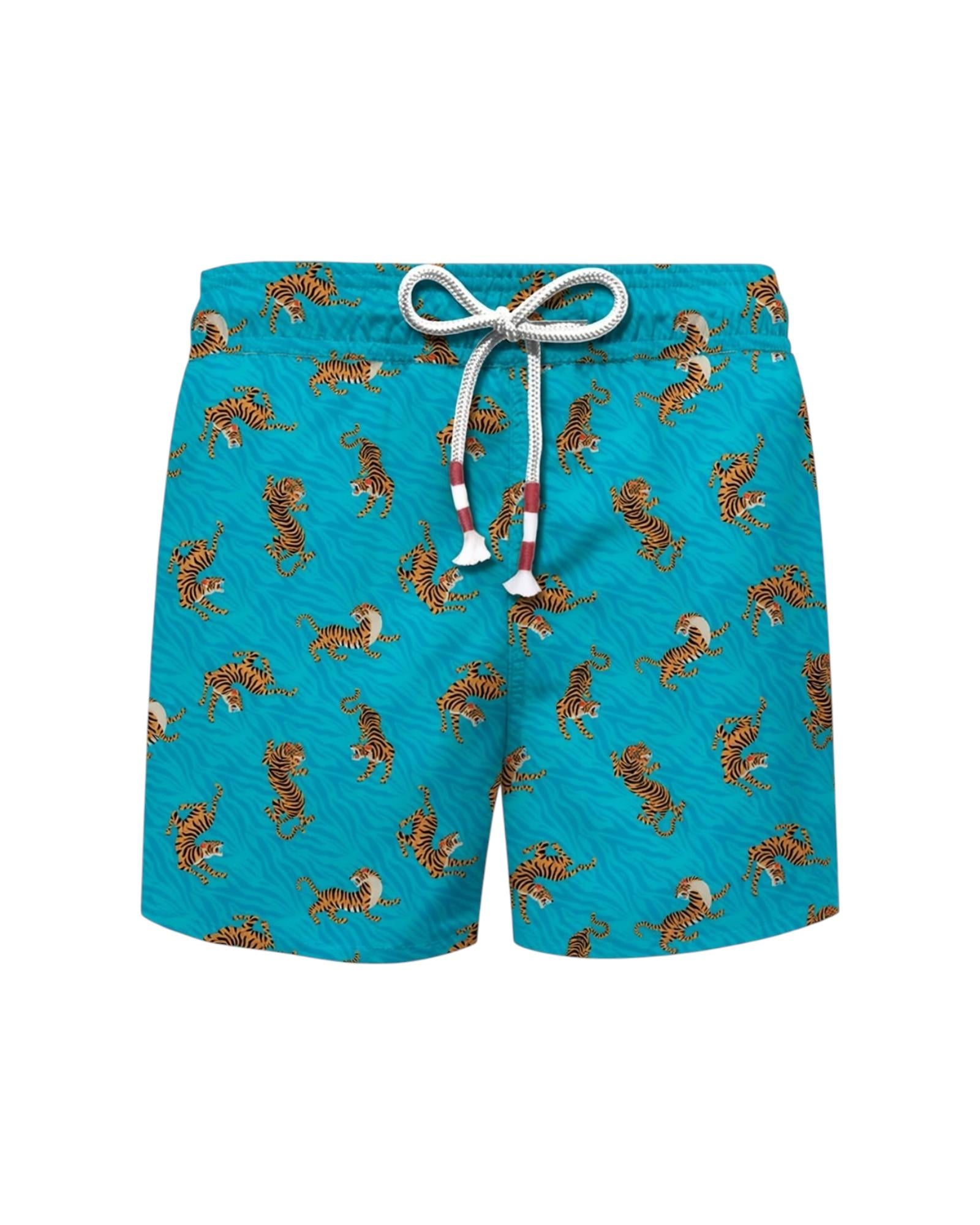 MC2 SAINT BARTH Costume MC2 SAINT BARTH uomo LIG0013 01043L 32 Lighting Micro Tiger Mania Turchese<BR/> LIG001301043L 32 