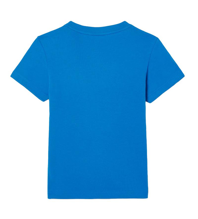 LACOSTE T-shirt Lacoste bambino TJ1122R  3D3 azzurra TJ1122R 3D3 