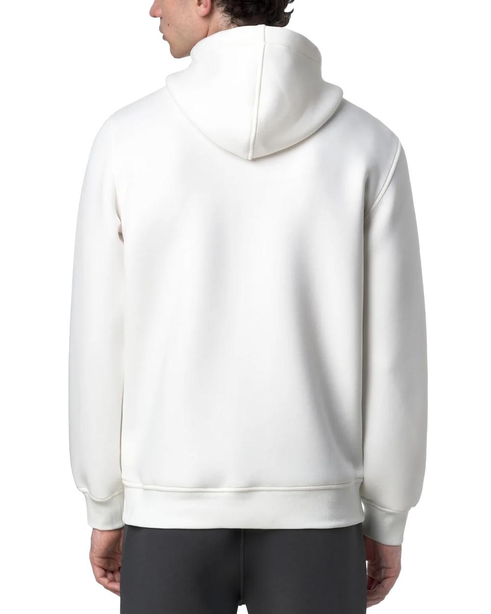 K-WAY Felpa K-WAY uomo RAINER SPACER K2141DW Bianca materiali tecnici scuba interlock spessorato  struttura spacer logo in silicone <BR/> K2141DW X42 