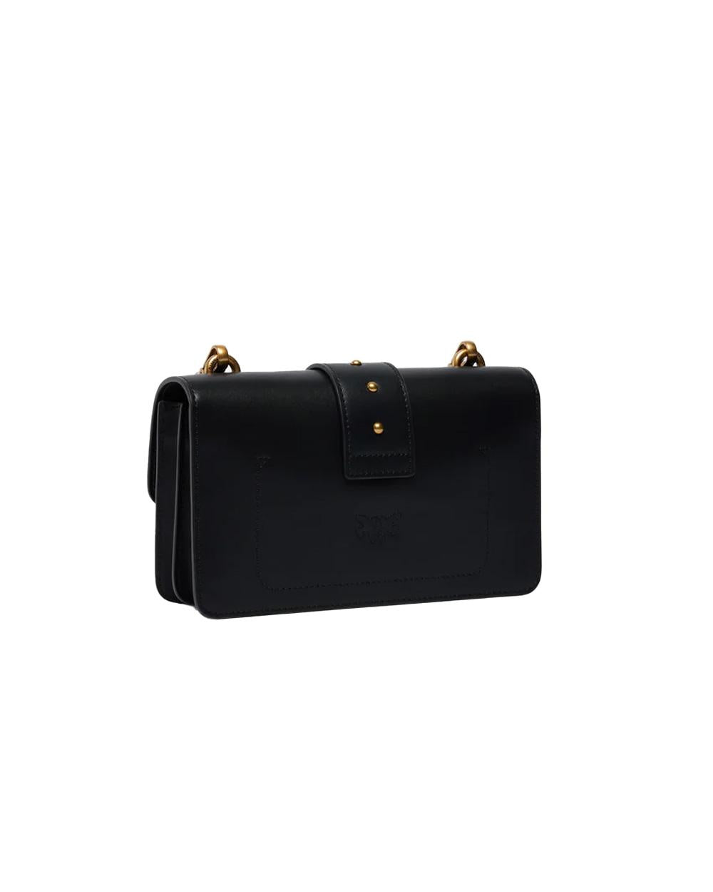 PINKO Borsa PINKO donna LOVE ONE MINI ST CL 105856A0F1 Nera pelle mano seta tracolla regolabile 105856A0F1 Z99Q 