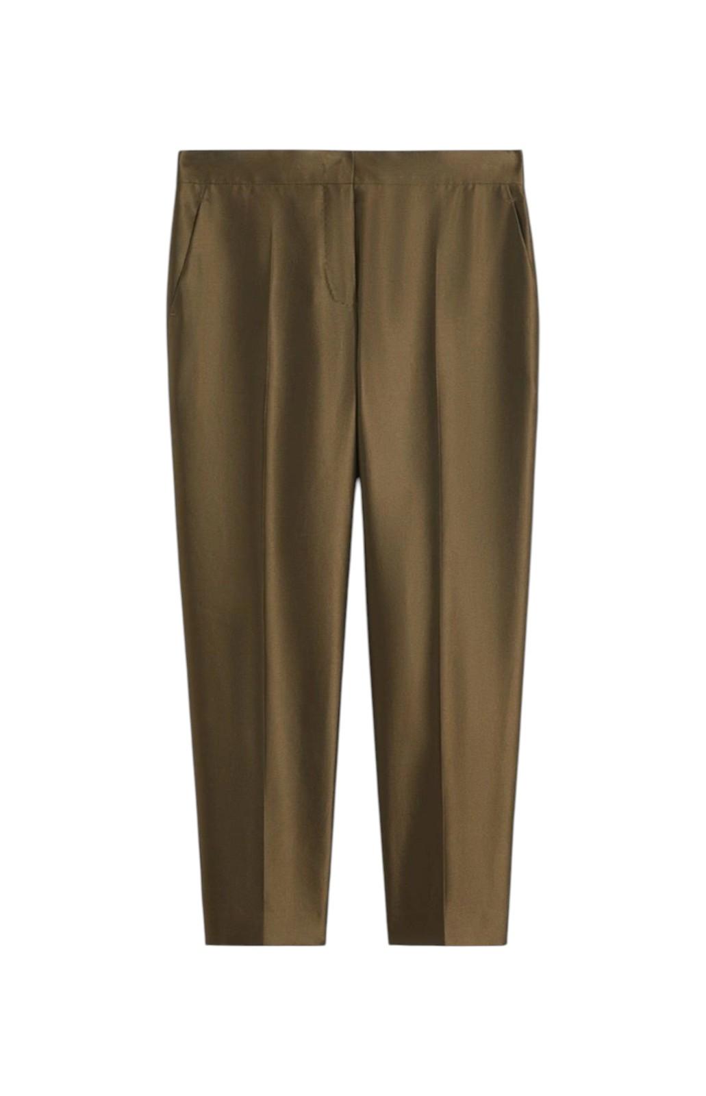 STUDIO Pantalone Studio donna 2616131031600 003 Zinco in shantung Verde kaki<BR/> 2616131031600 003 