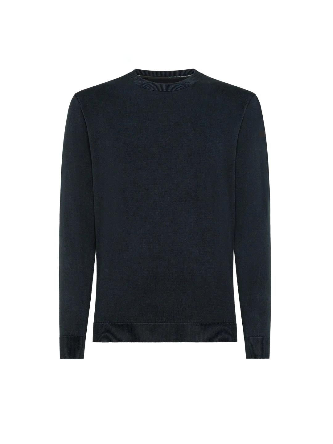 RRD maglia rrd uomo 25103 blu ocean Techno Wash Round pe25 25103 61 