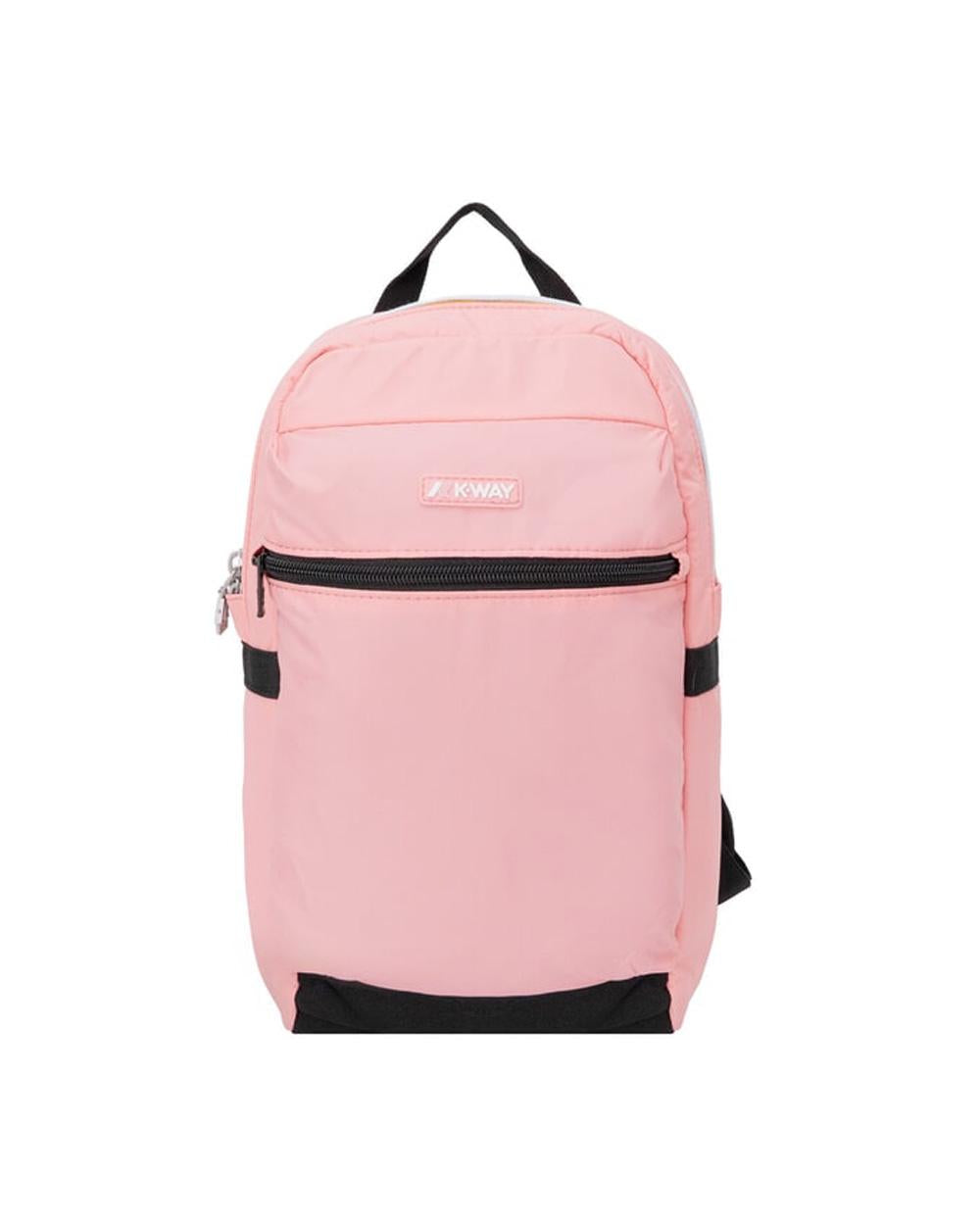 K-WAY Zaino K-WAY donna K3122TW LAON Rosa nylon antivento impermeabile idrorepellente K3122TW Q28 