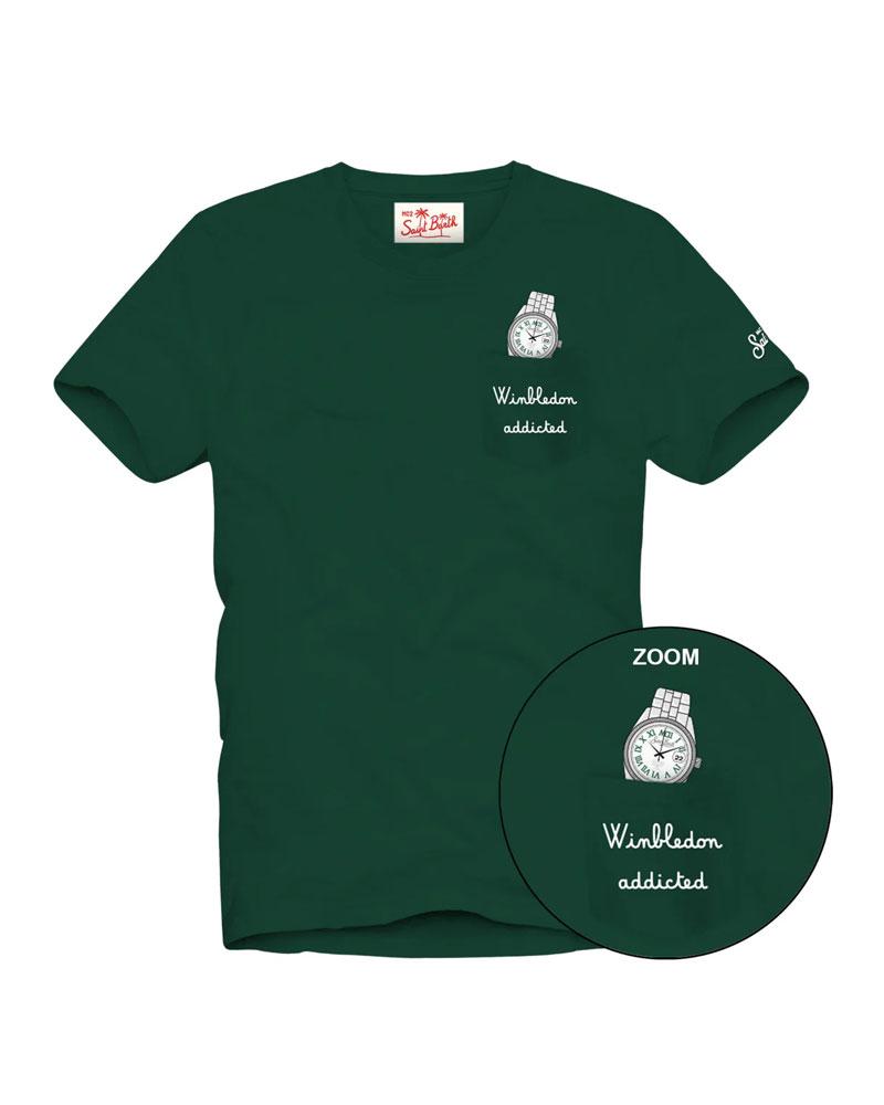 MC2 SAINT BARTH T-shirt Mc2 Saint Barth uomo Austin Tennis watch verde<BR/> AUSTIN02531H 51 
