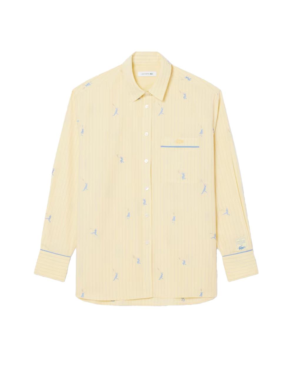 LACOSTE Camicia LACOSTE donna CF0586 Gialla CF0586 2IA 