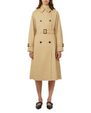 Women's Trench Coat WEEKEND CANASTA 2615021021600 Beige drip-proof cotton raglan sleeves jetted pockets