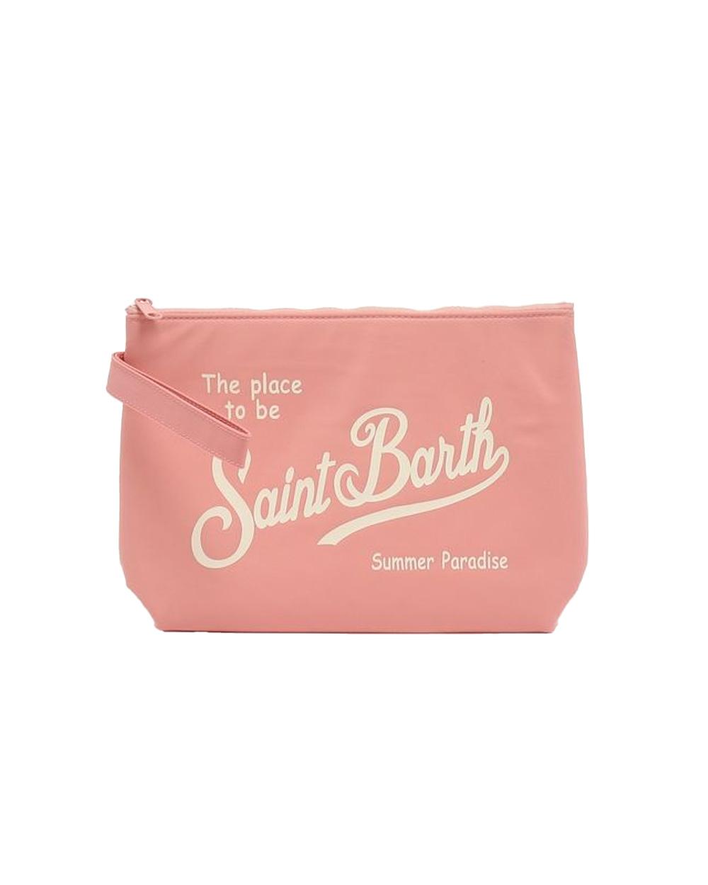 MC2 SAINT BARTH Pochette MC2 SAINT BARTH unisex Aline ALI005400135L Rosa laccetto zip logo ALI005400135L 21 