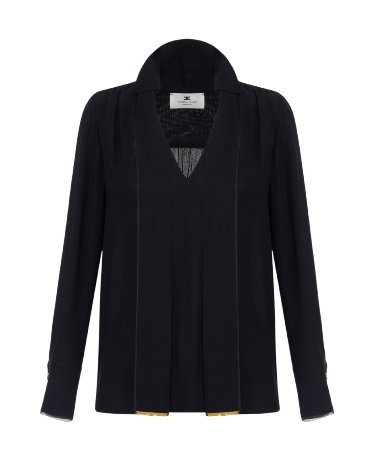 ELISABETTA FRANCHI Camicia Elisabetta Franchi donna CA14661E2110 Nero<BR/> CA14661E2 110 