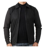 RRD Men's Jacket W2514480 Nabucco Val Soft Knit Black