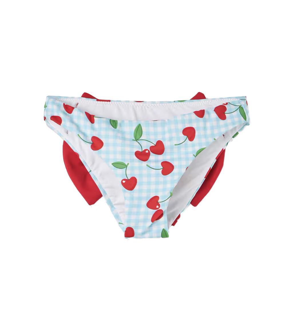 MC2 SAINT BARTH Costume bambina Madame MC2 Saint Barth 01258H Azzurro slip mare cherry love fiocco rosso poliammide MADAME01258H 31 