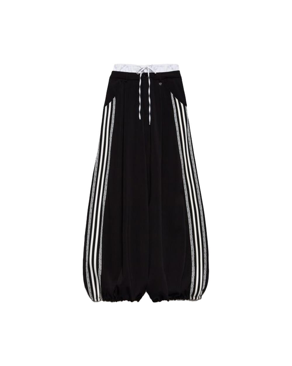 ANIYE  BY Pantalone ANIYE BY SANDY donna 185101 Nero baggy coulisse tasche passanti 185101 00336 