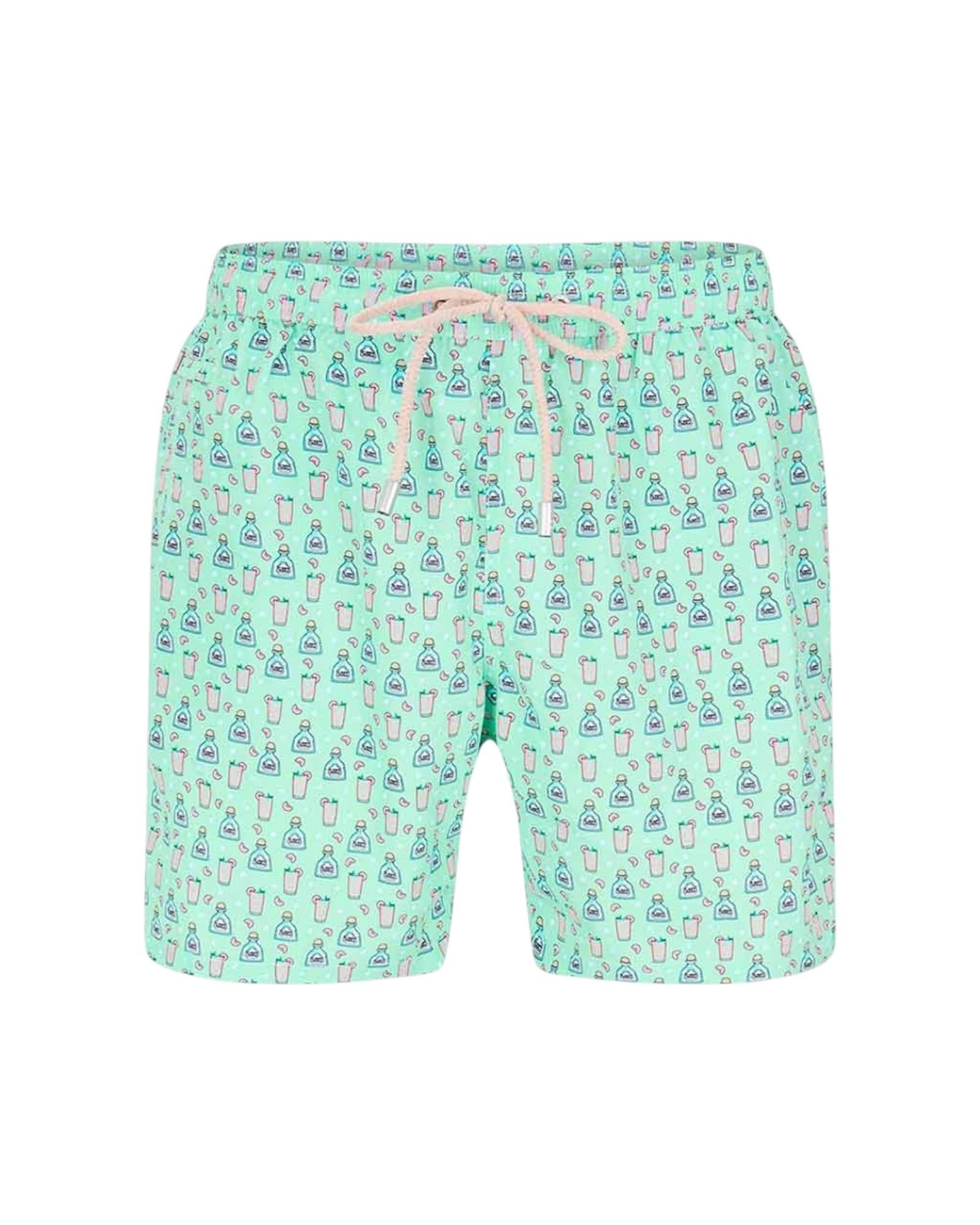 MC2 SAINT BARTH Costume MC2 SAINT BARTH uomo LIG0003 00069L53 Micro Fantasia Paloma Cocktail Verde acqua<BR/> LIG000300069L 53 