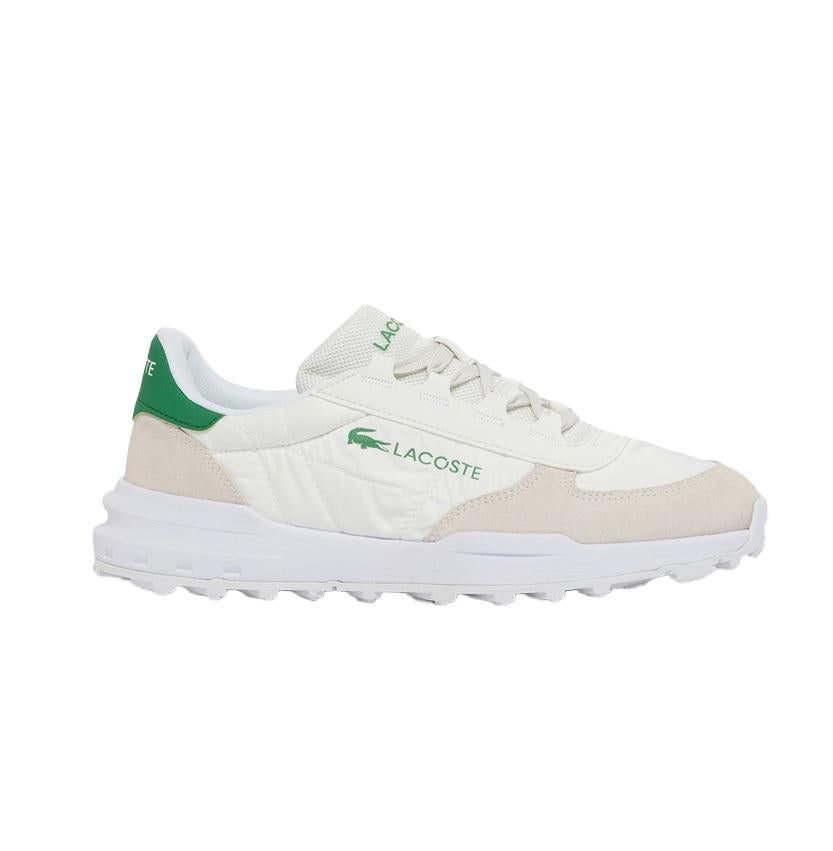 LACOSTE Sneakers LACOSTE uomo Elite Active Evo 51SMA0037 Panna pelle scamosciata fodera tessuto 51SMA0037 082 