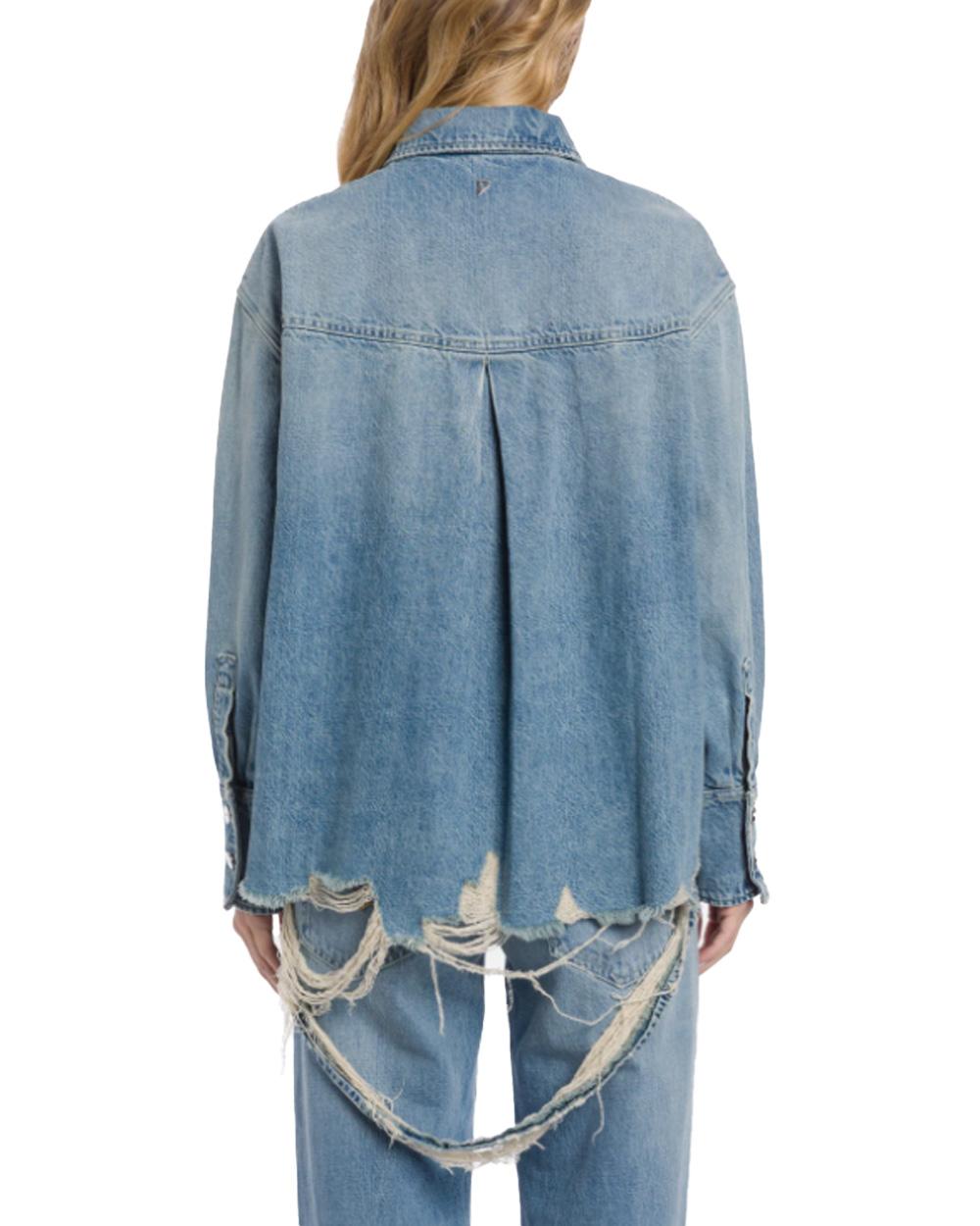 DONDUP Camicia DONDUP donna DC460DF0283DMB5 Denim DC460DF0283DMB5 800 
