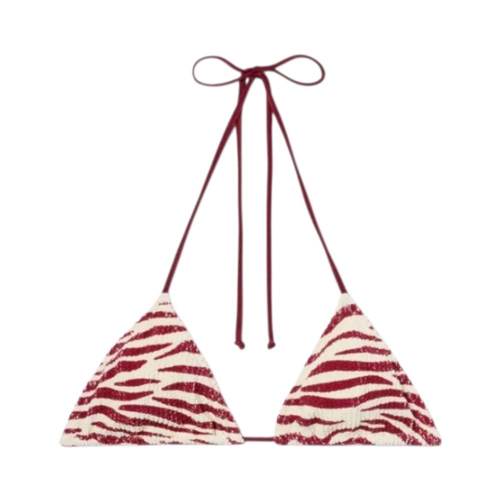 MC2 SAINT BARTH Bikini top MC2 SAINT BARTH donna NAI0009 00581L 1045 Zebra Bordeaux NAI000900581L 1045 