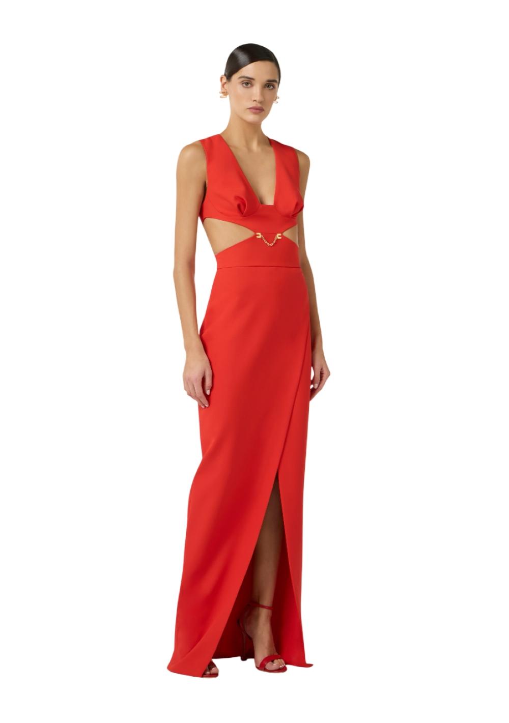 ELISABETTA FRANCHI Abito Elisabetta Franchi donna ABR0261E2H85 Red Carpet Lacca rosso<BR/> ABR0261E2 H85 