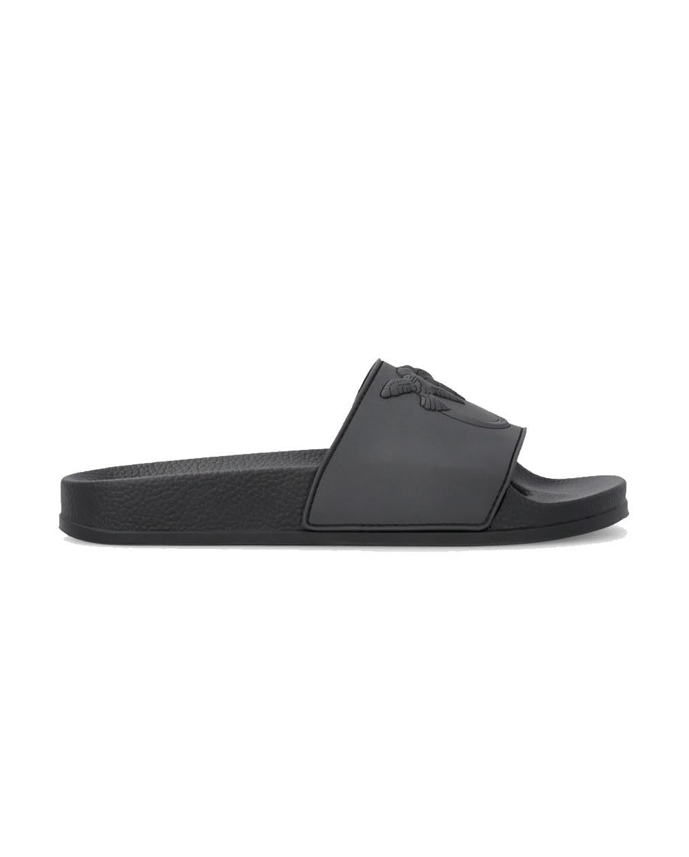 PINKO Ciabatta Pinko donna SS0093E027 Dilly nera gomma maxi logo love birds<BR/> SS0093E027 Z99 