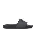 Pinko women's slides SS0093E027 Dilly black rubber maxi love birds logo