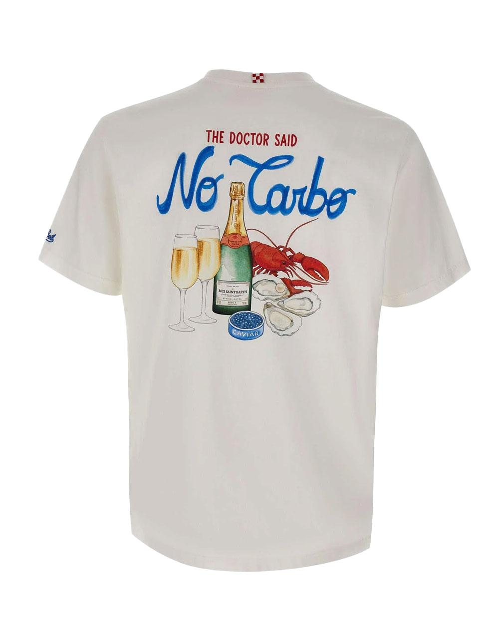 MC2 SAINT BARTH T-shirt Mc2 Saint Barth uomo Portland No carbo bianca <BR/><BR/> PRL000200935L 01N 