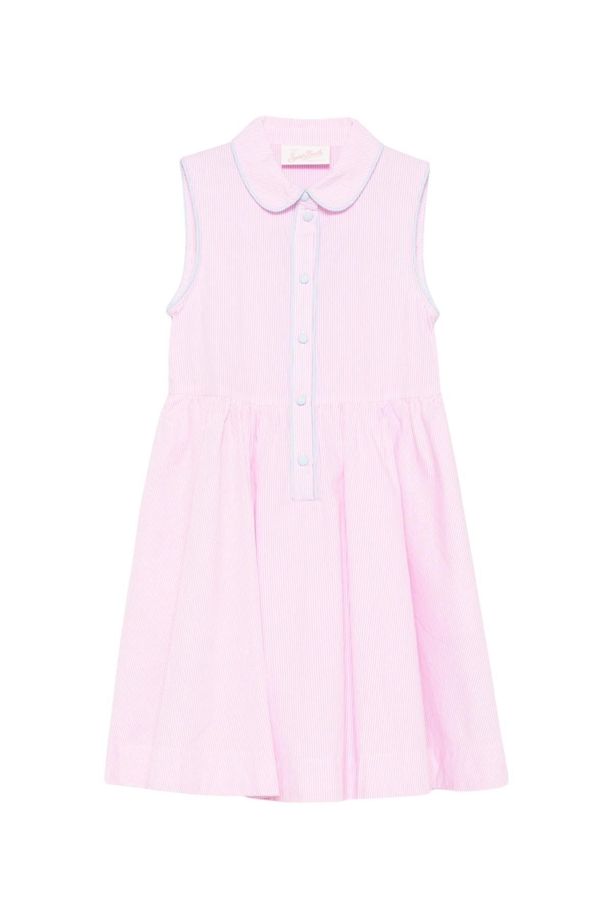 MC2 SAINT BARTH Bermuda MC2 SAINT BARTH donna ELM0001 03215L 21 Elma Cotton Stripes senza maniche a righe Rosa Bianco<BR/> ELM000103215L 21 