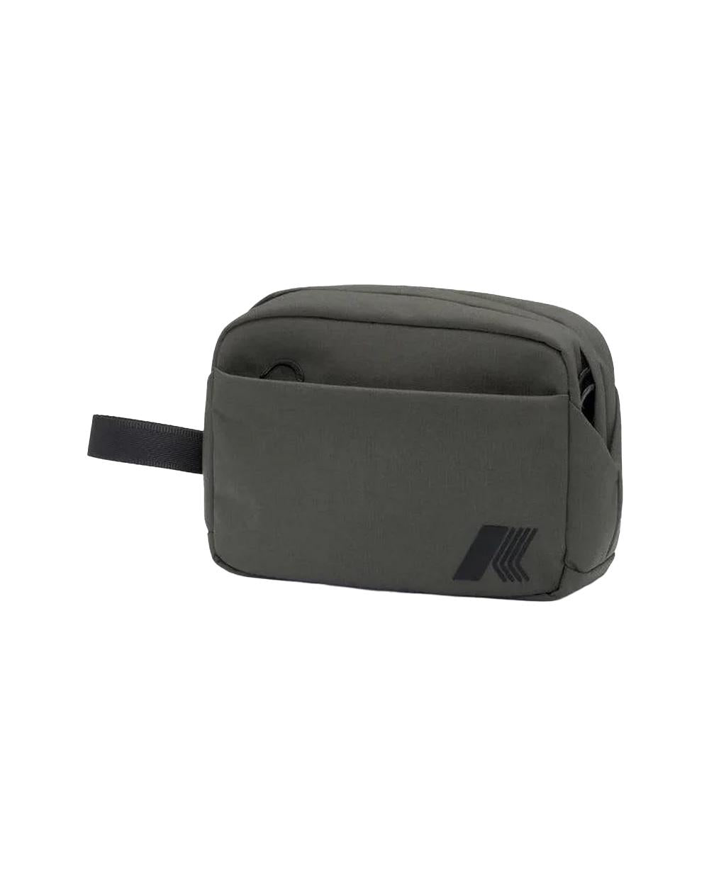 K-WAY Pochette K-WAY uomo K81437W Verde tinta unita tasca logo K81437W WMR 