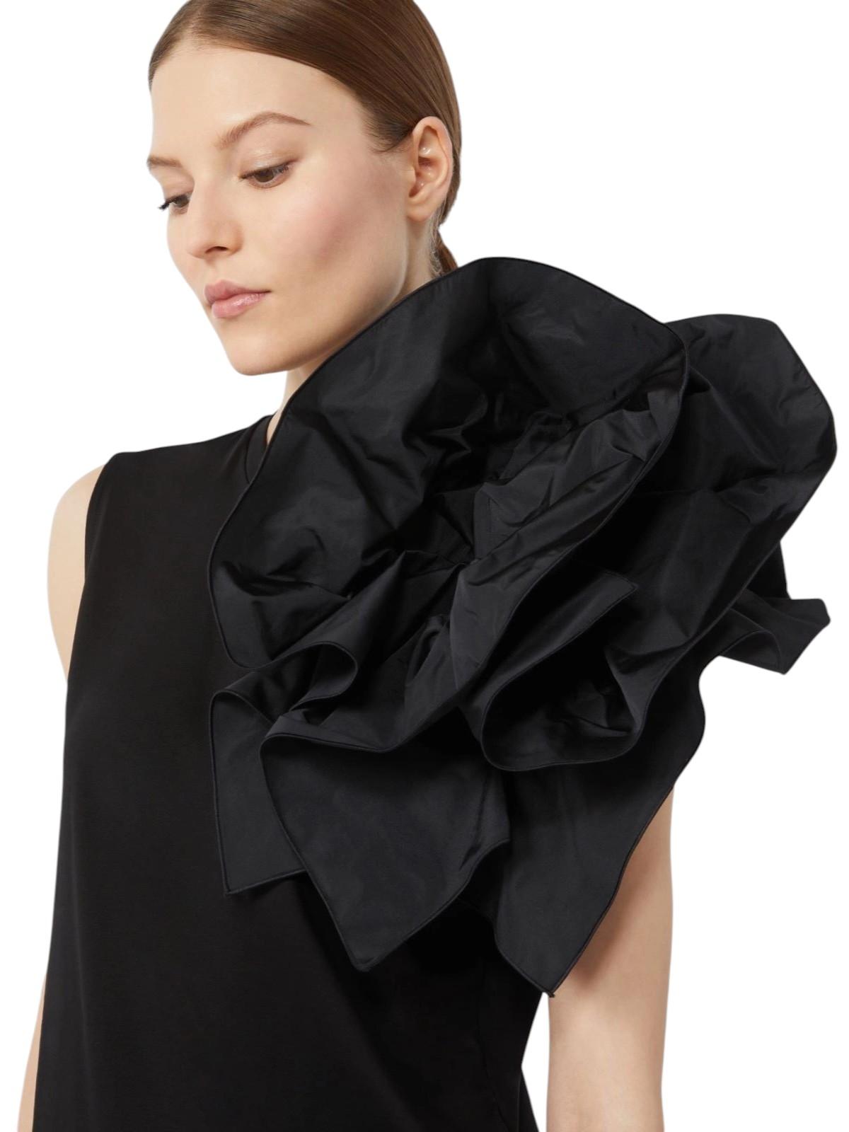 STUDIO T-shirt Studio donna 2616941024600005 Taglio in jersey di cotone Nero<BR/> 2616941024600 005 