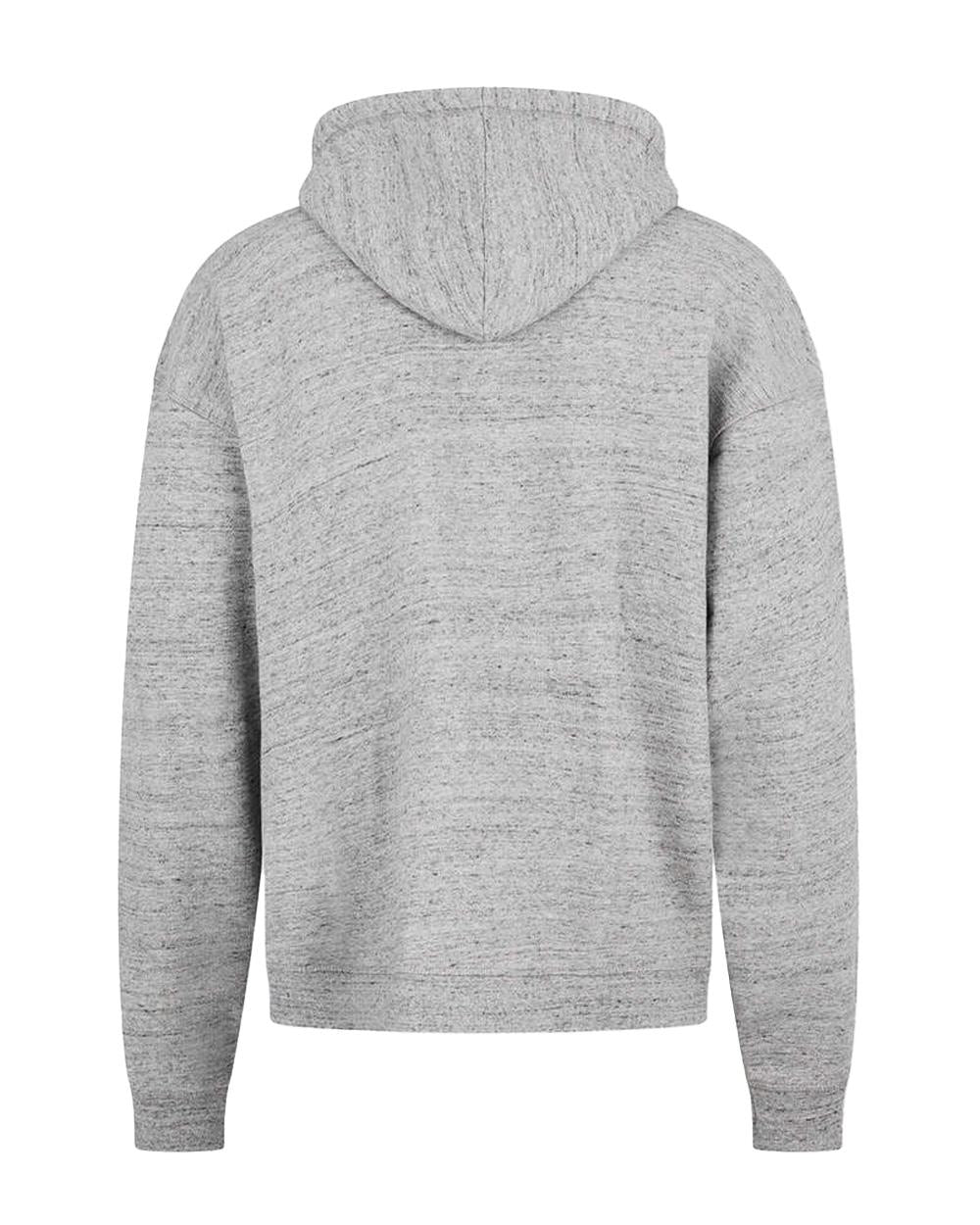 DSQUARED2 Felpa DSQUARED2 uomo Signature S74HG0184D25026 Grigia cotone cappuccio coulisse relaxed tasche S74HG0184D25026 856M 