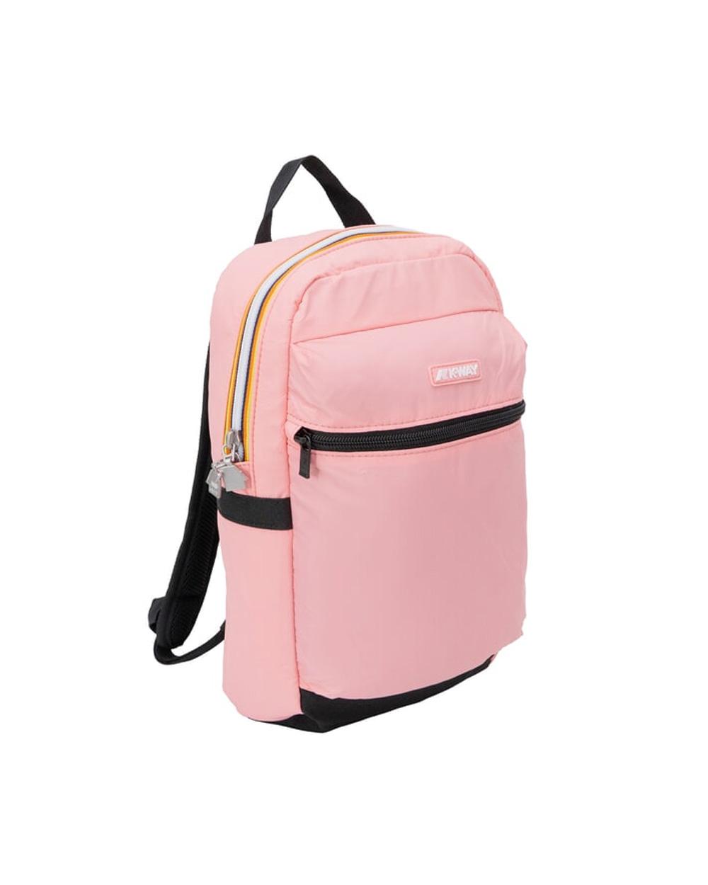 K-WAY Zaino K-WAY donna K3122TW LAON Rosa nylon antivento impermeabile idrorepellente K3122TW Q28 