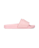 Pinko women's mules SS0093E027 Dilly pink rubber maxi love birds logo