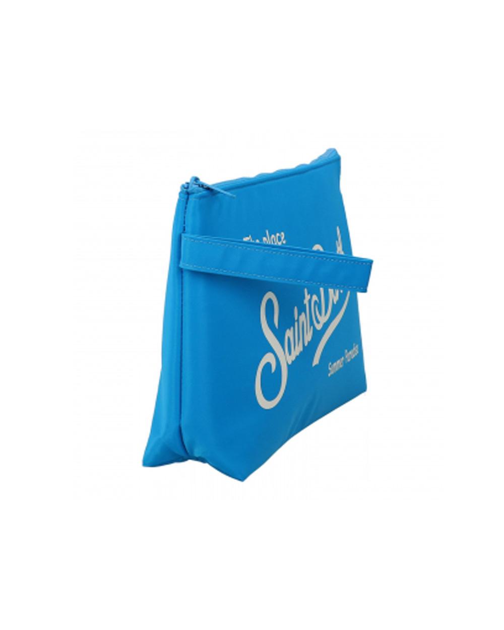 MC2 SAINT BARTH Pochette MC2 SAINT BARTH unisex Aline ALI005400584L Turchese zip laccetto logo<BR/> ALI005400584L 32 