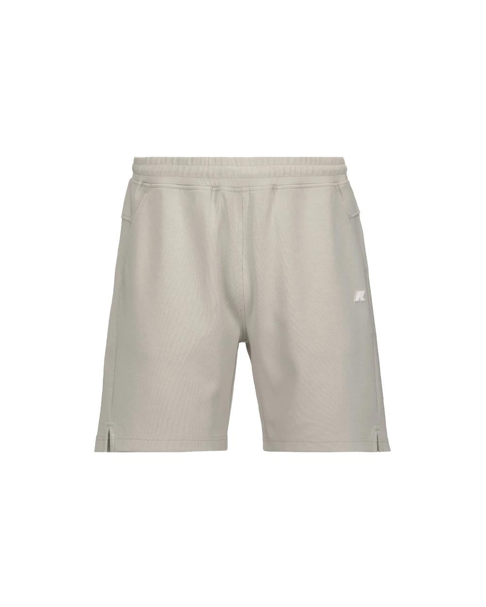 K-WAY Bermuda K-WAY uomo K2122XW KENY INTERLOCK Beige fitting regolare tasche elastico K2122XW 634 