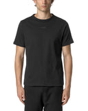 T-shirt K-WAY donna ODOM LETTERING K7124ZW Nera cotone girocollo  regolare