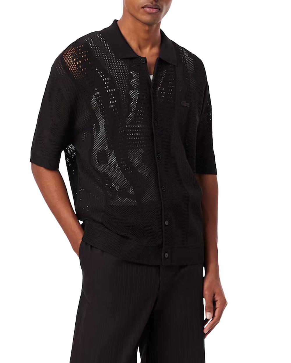 LACOSTE Camicia LACOSTE uomo AH0796 Marrone AH0796 3LA 
