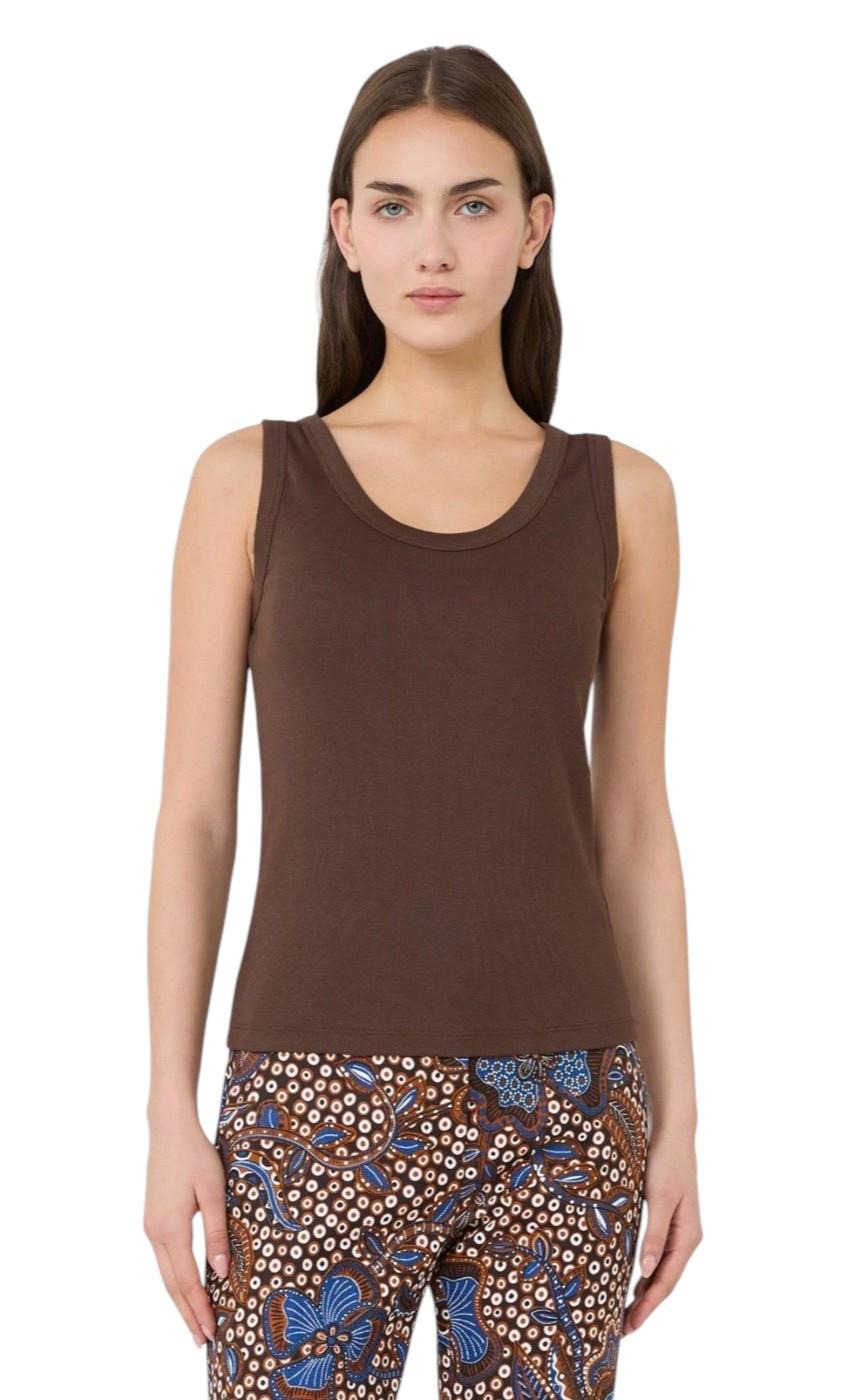 WEEKEND Canotta Weekend donna 2615941012600 003 Multic Marrone<BR/> 2615941012600 003 