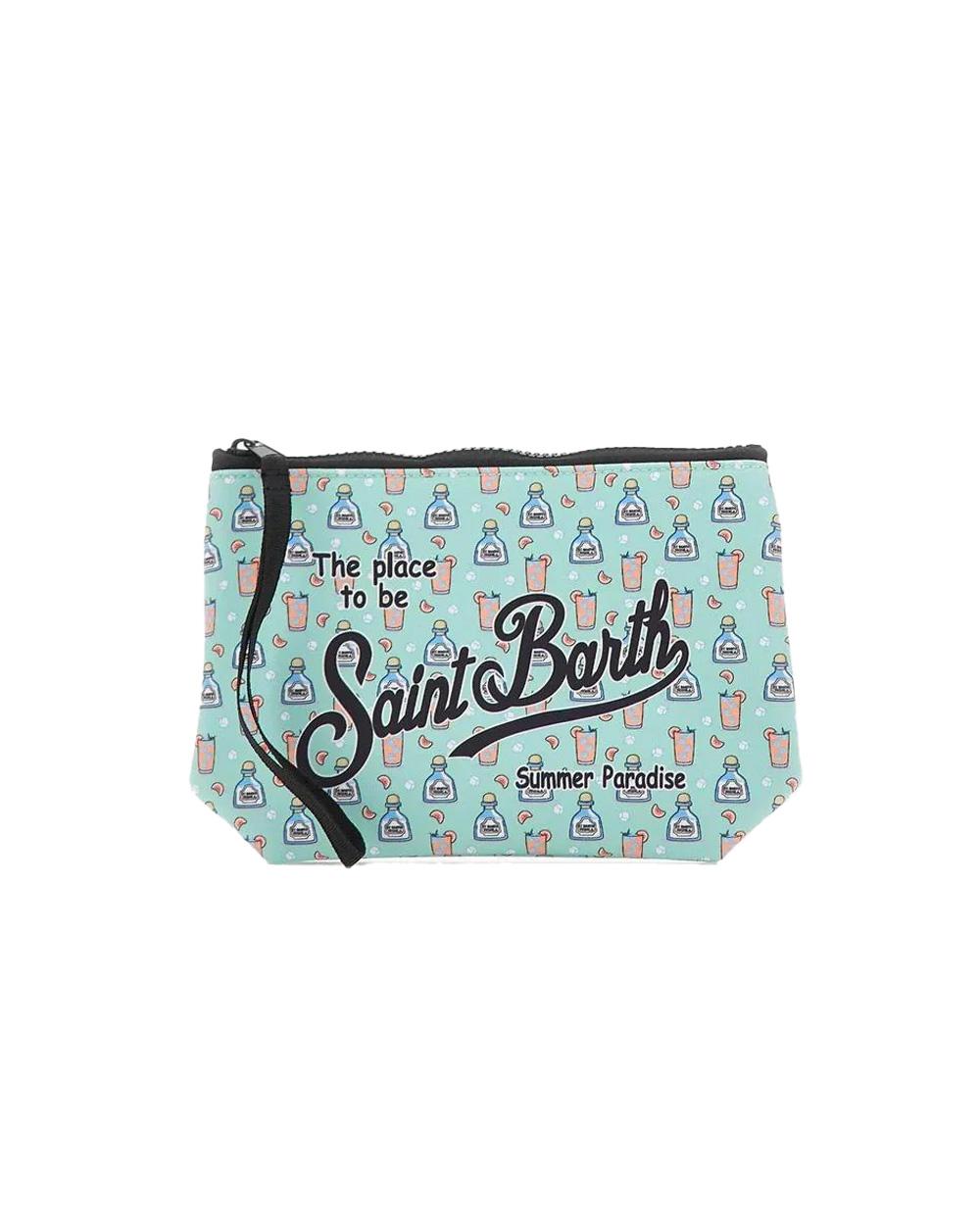 MC2 SAINT BARTH Pochette MC2 SAINT BARTH uomo ALINE ALIN00100069L Verde stampa paloma logo ALIN00100069L 53 