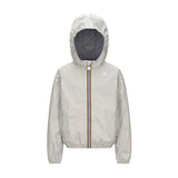 Giubbino K-way bambino K61314W B10 JAKE PLUS 2 REVERSIBLE grigiocappuccio