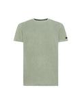 men's rrd t-shirt 25218 22 green Techno Wash Piqué Shirty ss25