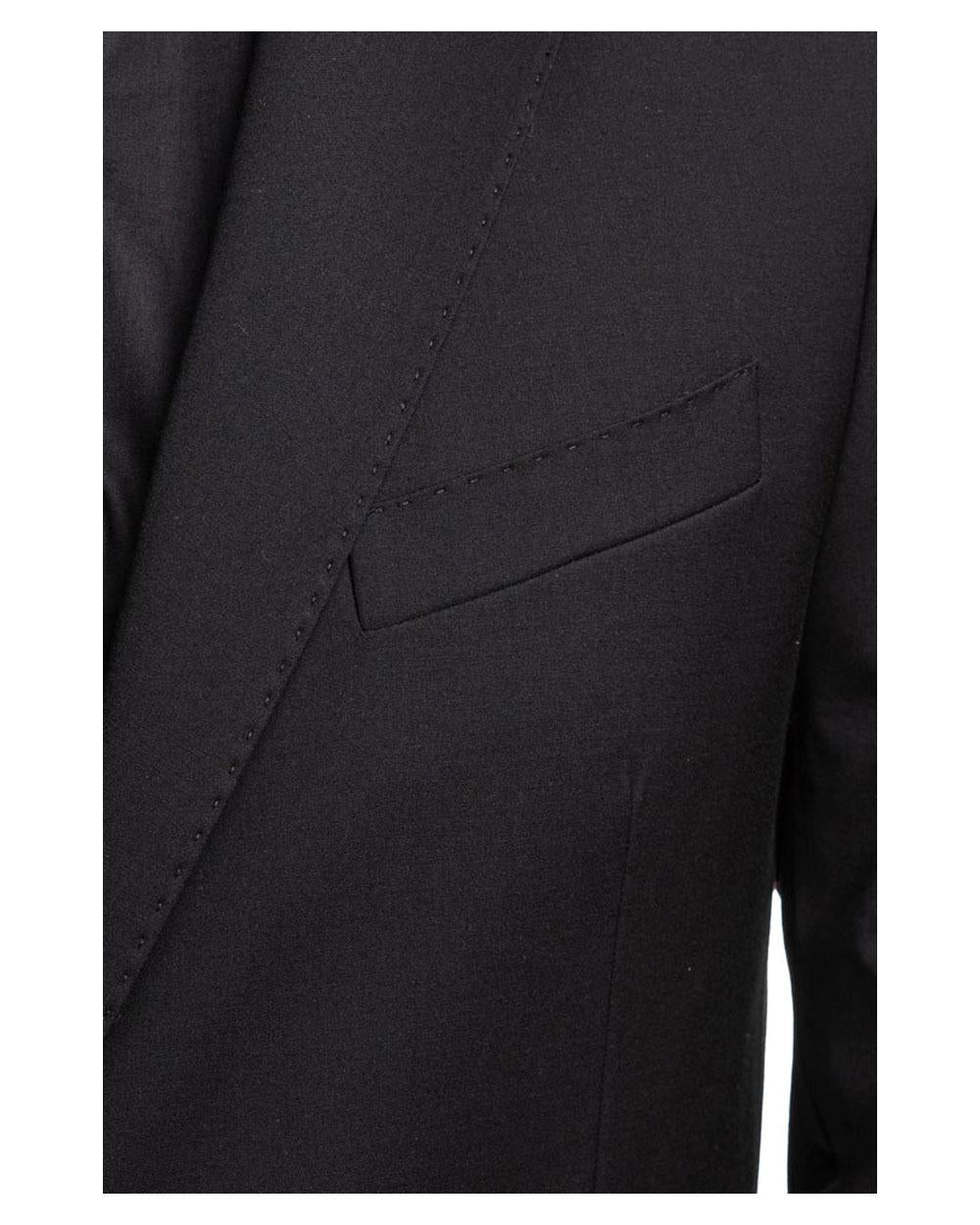 DANIELE ALESSANDRINI Abito Daniele Alessandrini uomo DUAM0010PL0101 nero elegante<BR/><BR/> DUAM0010PL0101 9000 