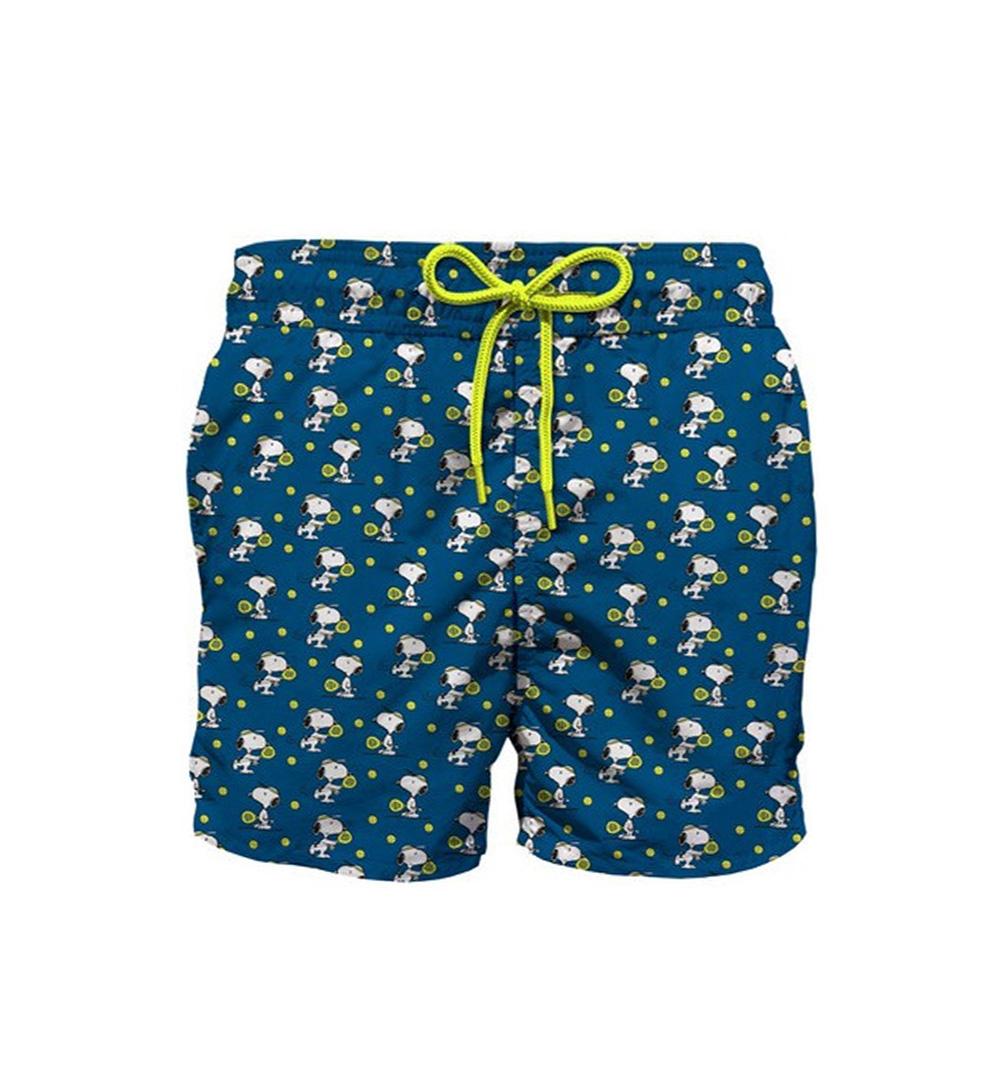 MC2 SAINT BARTH Costume bambino Jean Lighting MC2 Saint Barth 03662H Blu snoopy padel coulisse occhielli poliestere JEANLIGHTING03662H 61 