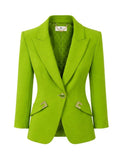 Elisabetta Franchi women's jacket GI21561E2EV3 Aloe