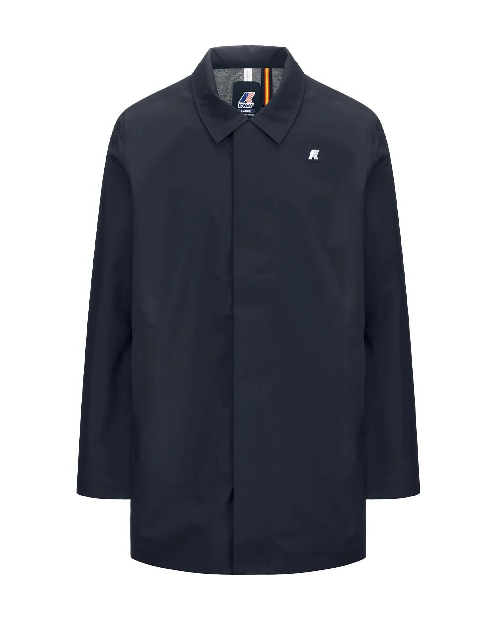 K-WAY Giubbino K-way uomo K3131BW Benny bonded jersey blue depth K3131BW K89 
