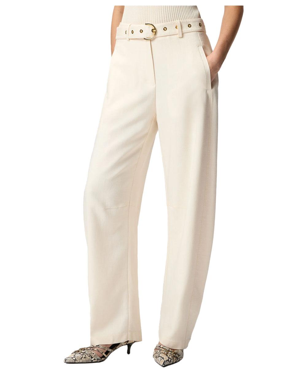 PINKO Pantalone donna Pinko 106492A2W6 crema cintura<BR/> 106492A2W6 C00 