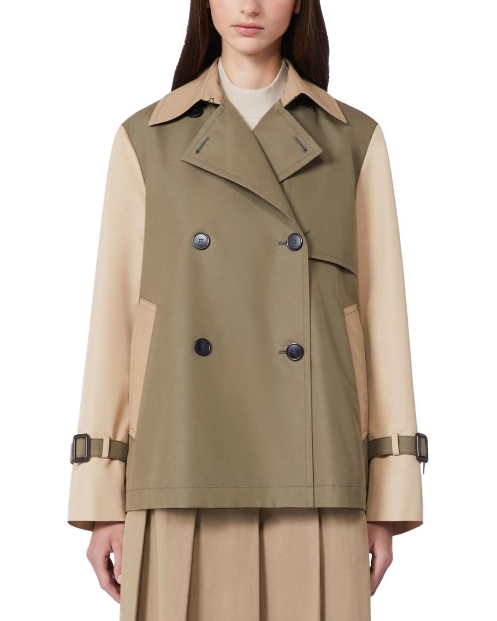 WEEKEND Trench WEEKEND donna BIGLIA 2615021051600 Fango antigoccia linea svasata collo a rever tasche 2615021051600 029 