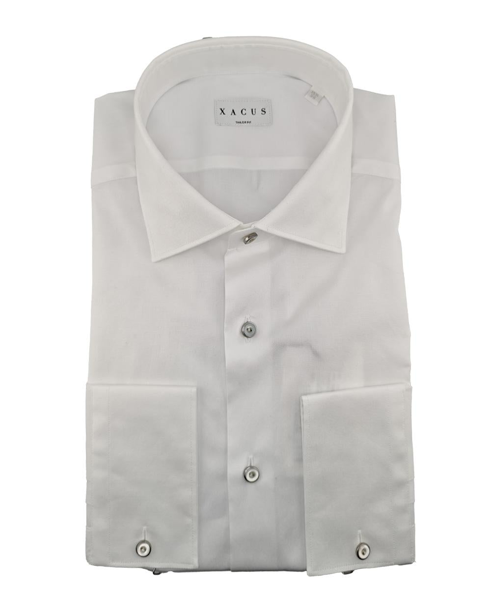 XACUS Camicia XACUS uomo 508ML11716 Bianca lavorazione micro operata bottoni a vista design gioiello 508ML11716 011 