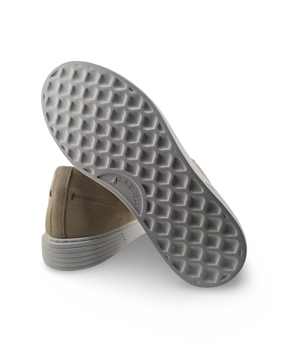 L.B.M. 1911 Sneakers L.B.M. 1911 uomo 685069072 Beige pelle scamosciata suola gomma foderata 685069072 3 