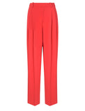 Elisabetta Franchi Women's Trousers PA16761E2H85 Essential Collection Lacca Red