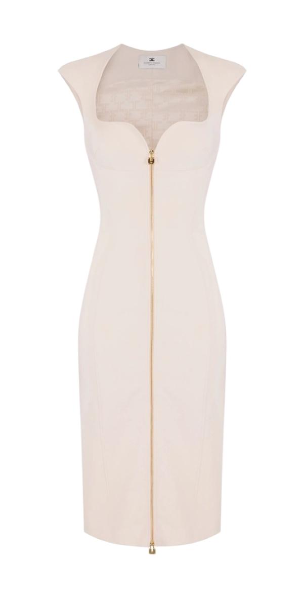 ELISABETTA FRANCHI Abito Elisabetta Franchi donna AB90061E2193 The Club Crema AB90061E2 193 