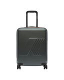 Trolley K-WAY uomo K81372W Verde rigido policrbonato fodera tasca