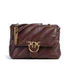 Pinko women's bag 100037 A0F2 Big Love Puff Maxi Bordeaux