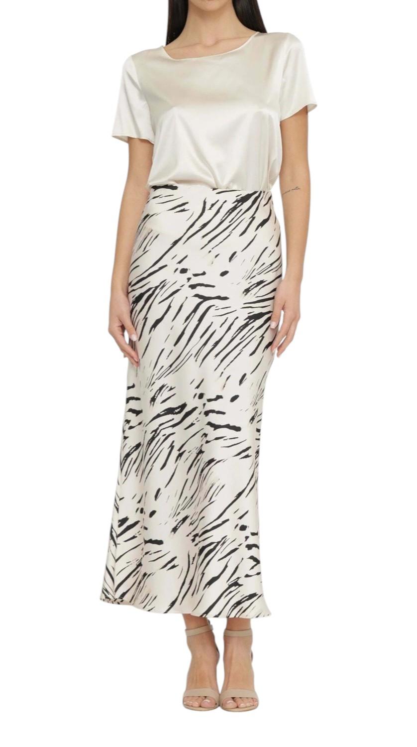 PENNYBLACK Gonna Pennyblack donna 2611101062200 011 Midi Filovia Zebra Avorio Nero<BR/> 2611101062200 011 